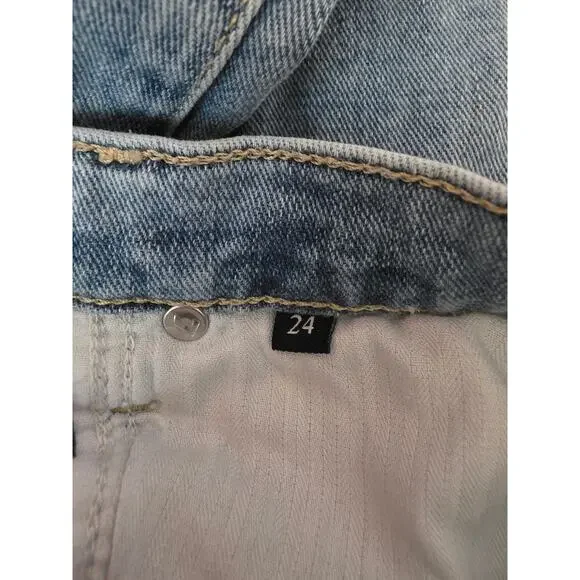 New 7 for All Mankind Size 24 Roxanne Ankle Bailey Current - Picture 10 of 10